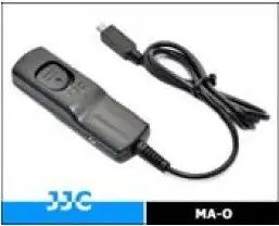 Telekomandë shkrehëse JJC MA O, për Fujifilm FinePix HS50EXR, zëvendësim RR 80A, e zezë