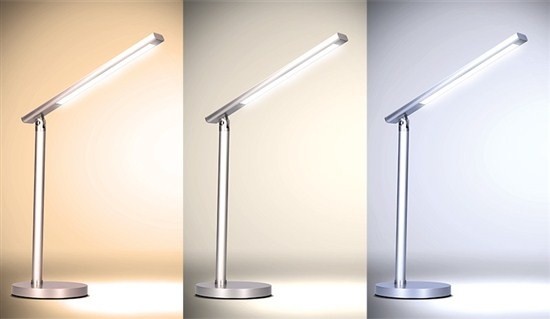 [OUTLET] Llambë tavoline Solight LED, 7W, e argjendtë