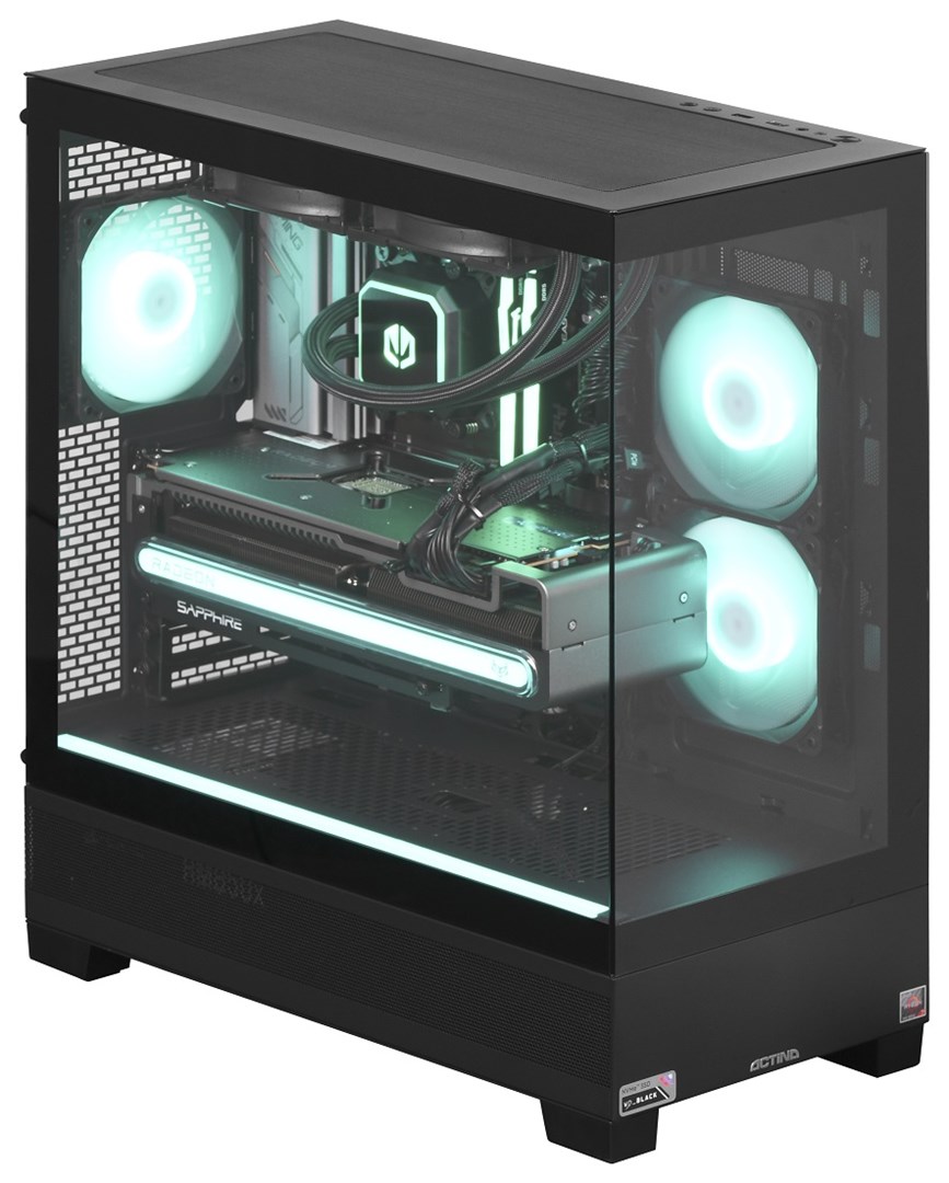 Kompjuter Actina AMD Ryzen 7 7800X3D, RX 7900 XTX, 1TB SSD, i zi