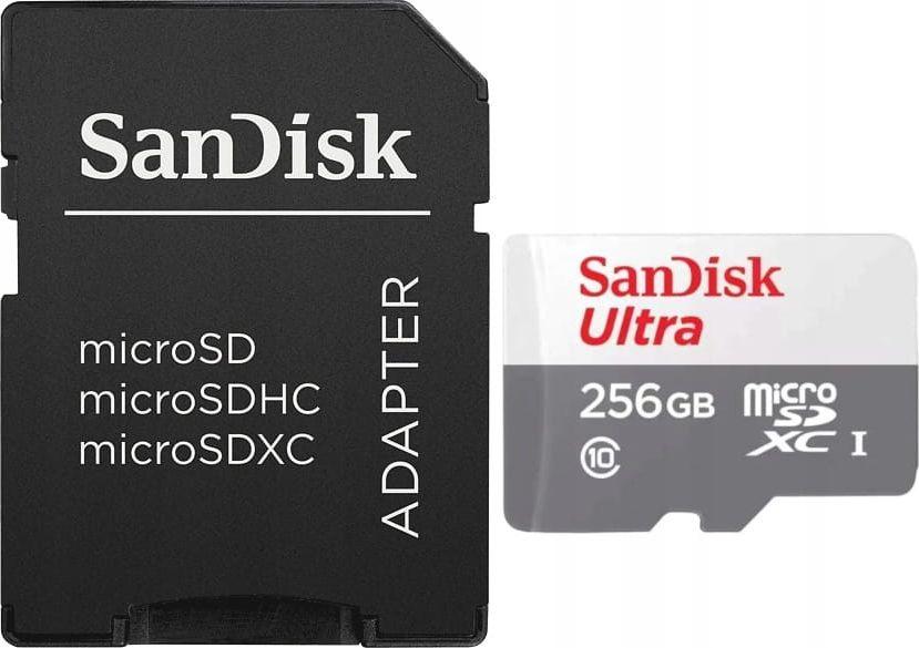 Kartë memorije SanDisk Ultra MicroSDXC, 256GB, Class 10 UHS-I