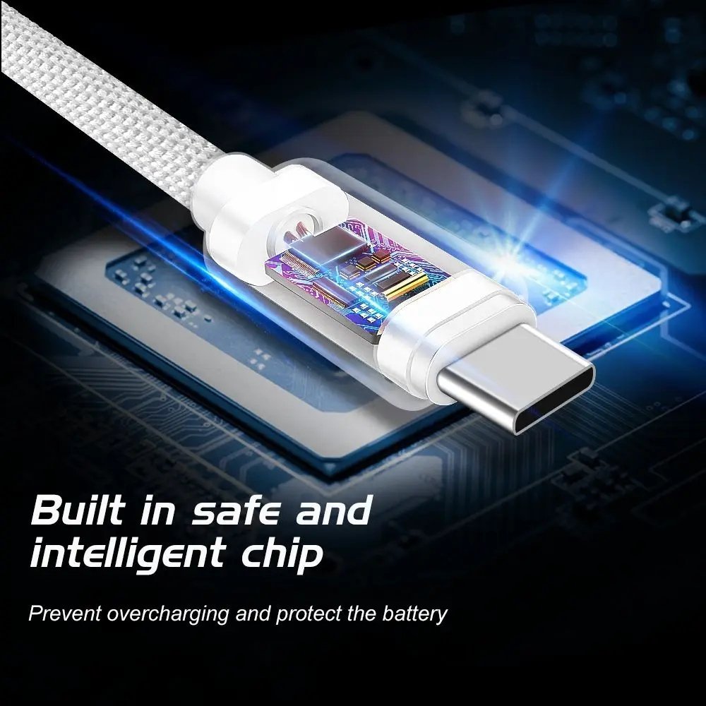 Kabllo USB në USB C Swissten Textile, 0.2m, 3A, e zezë