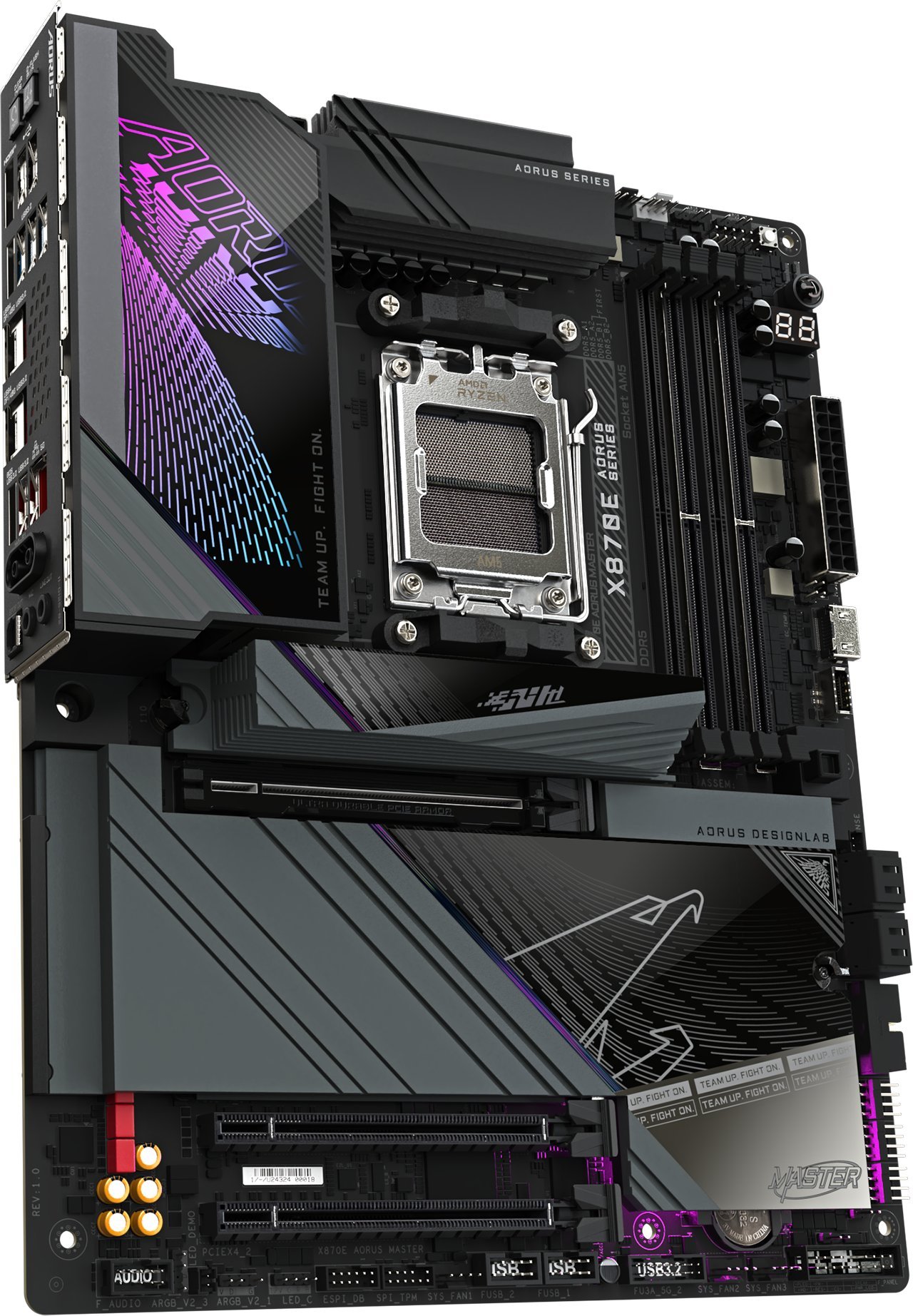 Pllakë amë GIGABYTE X870E AORUS MASTER, DDR5, PCIe 5.0, Wi‑Fi 7