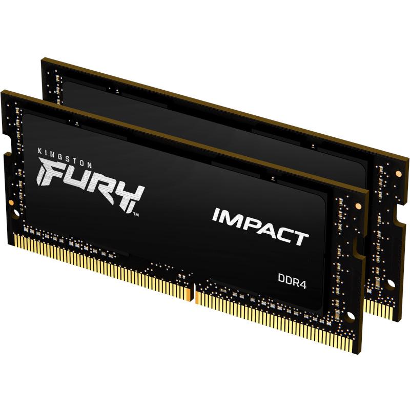Memorie RAM Kingston FURY Impact DDR4, 16GB 2x8GB, 3200 MHz, SO DIMM