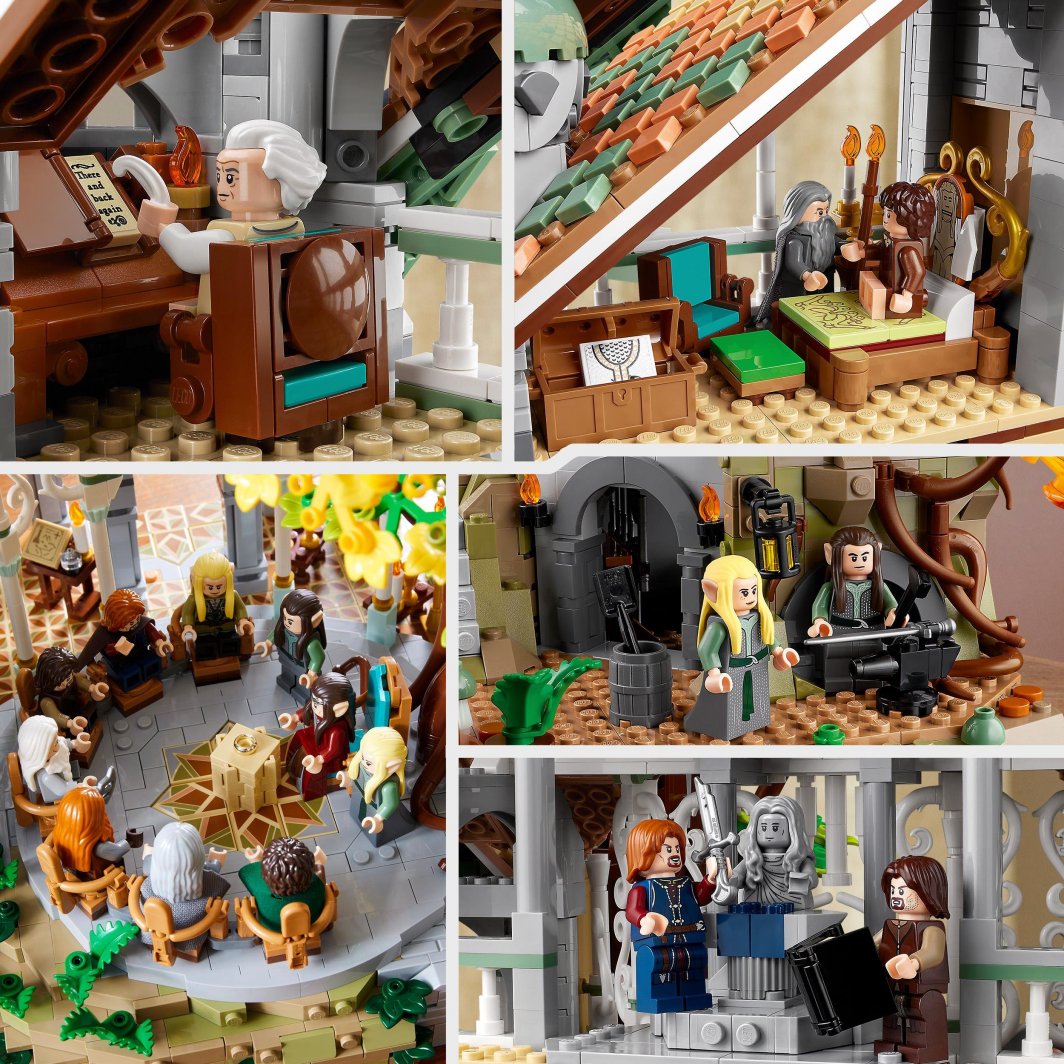 Set LEGO® Icons 10316 The Lord of the Rings: Rivendell, 6167 pjesë