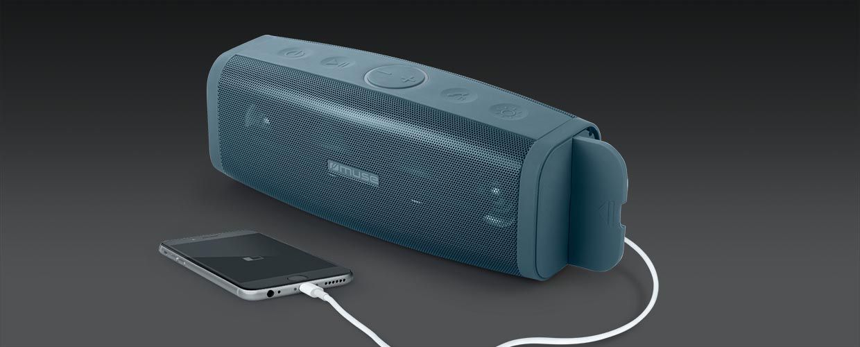 Boks bluetooth Muse M-830DJ, 50W, LED, blu