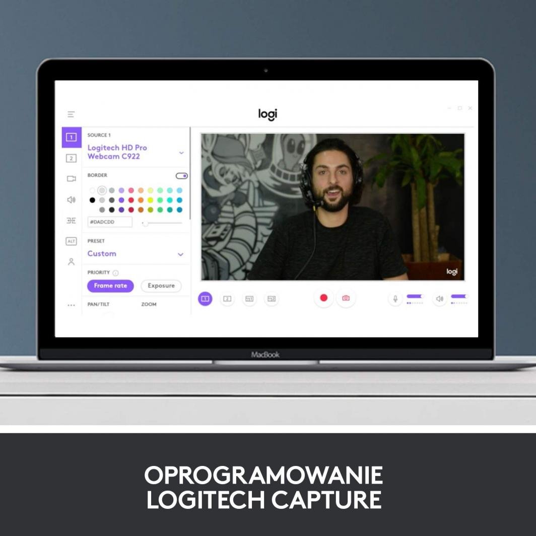 Uebkamerë Logitech C920 HD Pro, e zezë
