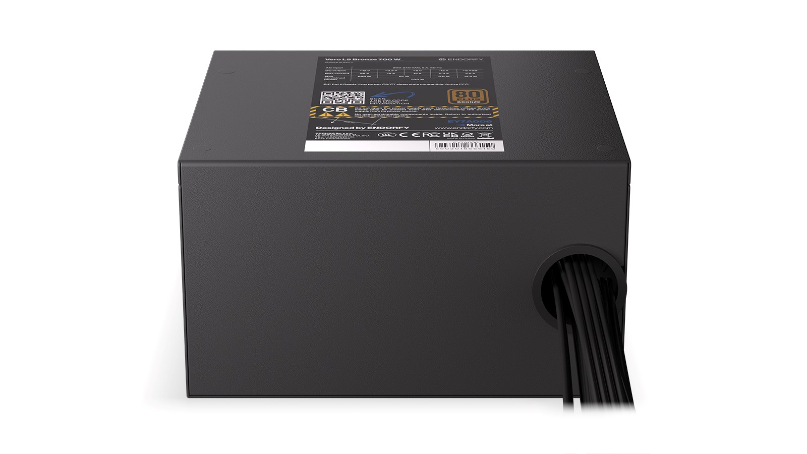 Furnizues me energji Endorfy Vero L5, 700W, 80 PLUS Bronze, ATX, i zi