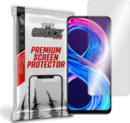 Xham mbrojtës hibrid GrizzGlass për Realme 8 5G, transparencë e lartë