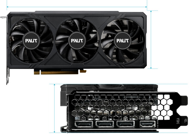 Kartelë grafike Palit GeForce RTX 4060 Ti JetStream OC 16GB GDDR6