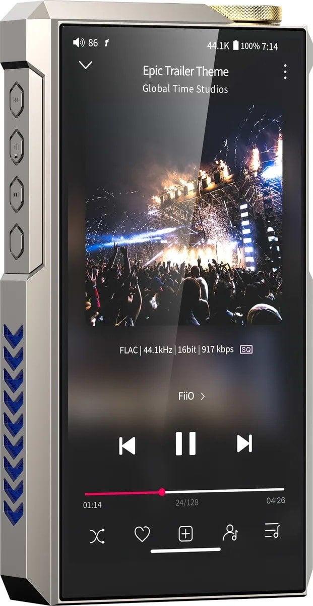 Player muzike FiiO M27, Android HiFi, 8GB+256GB, dalja 3.5mm 4.4mm 6.35mm, i zi