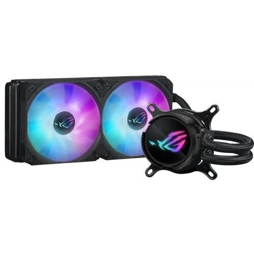 Ftohës uji për CPU Asus ROG Strix LC III 240 ARGB, radiator 240 mm, Aura Sync, i zi