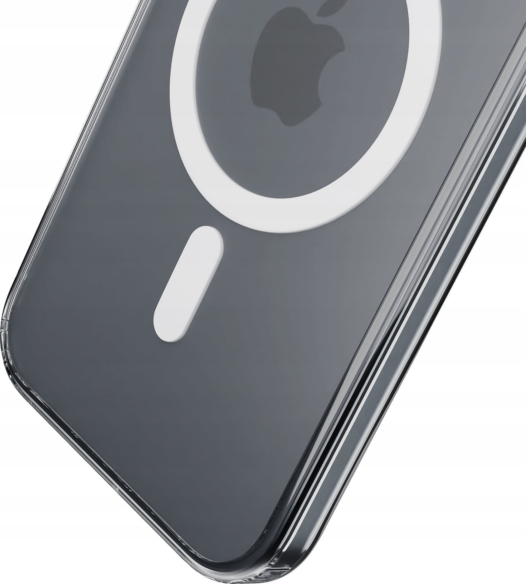 Futrollë telefoni 3mk Frosty MagCase për iPhone 15 Plus, kompatibile MagSafe, matte, e bardhë