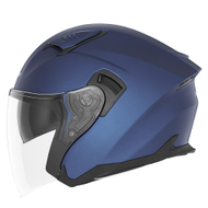 Helmetë moto Nox N130 Jet, polikarbonat, mbyllje mikrometrike, e zezë