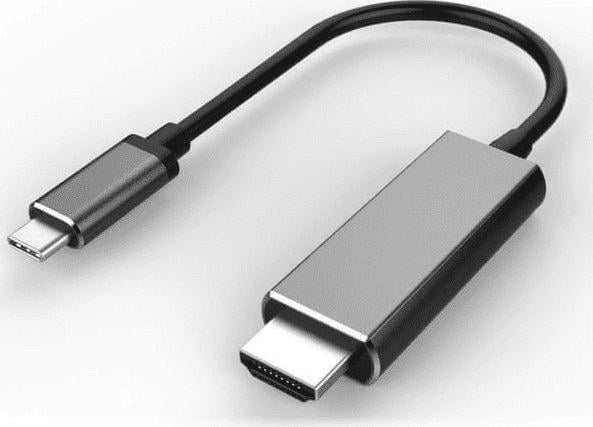Adapter USB PremiumCord, USB C në HDMI, 4K, argjendtë