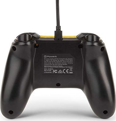 Kontroller PowerA Pikachu Shadow, me kabllo, i verdhë