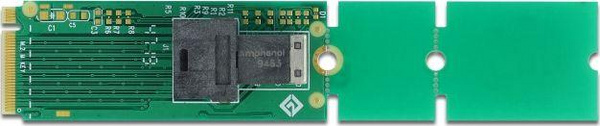 Adapter PCI Express Delock M.2 SAS HD SFF-8643, e gjelbër