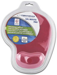 Mauspade Esperanza EA137R, me xhel, e kuqe