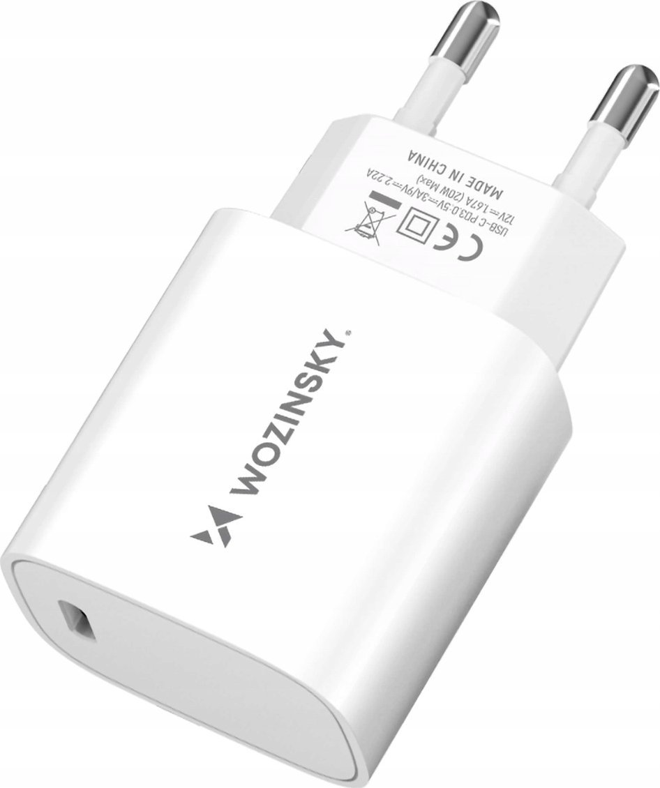 Karikues muri Wozinsky WGWCCW, 20W, USB C, i bardhë