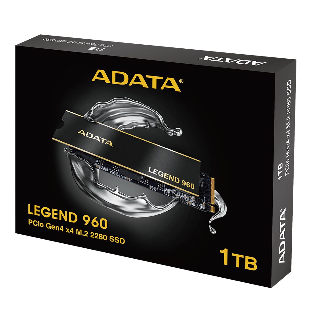 Disk SSD ADATA LEGEND 960, 1TB, M.2, PCIe 4x4, e zezë