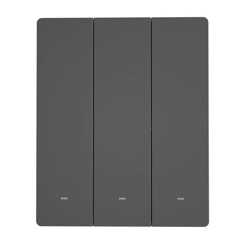 Çelës muri i mençur Sonoff M5-3C-80, 3 kanale, Wi-Fi, i zi