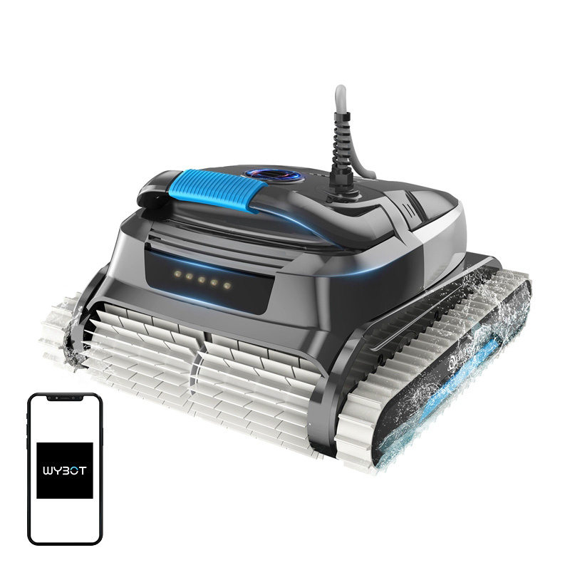 Robot pastrimi pishine Wybot L1, me kabllo, kontroll Wi‑Fi, gri e zezë
