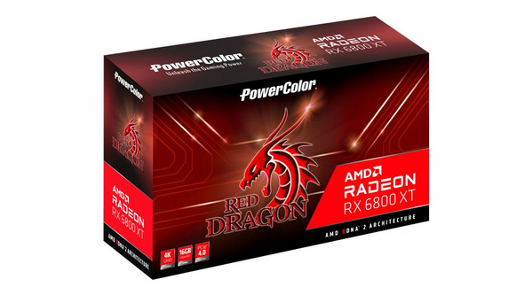 Kartelë grafike PowerColor Radeon RX 6800 XT Red Dragon, 16GB GDDR6