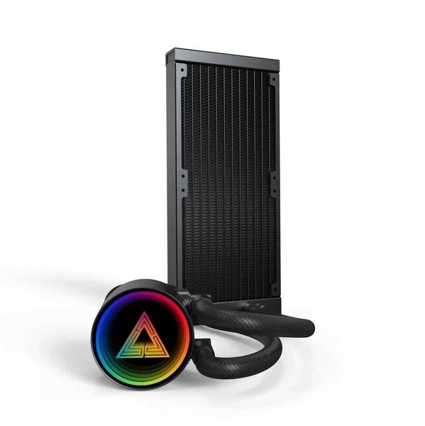 Ftohës CPU Montech LightFlow ARGB 240, radiator 240mm, ARGB, i zi