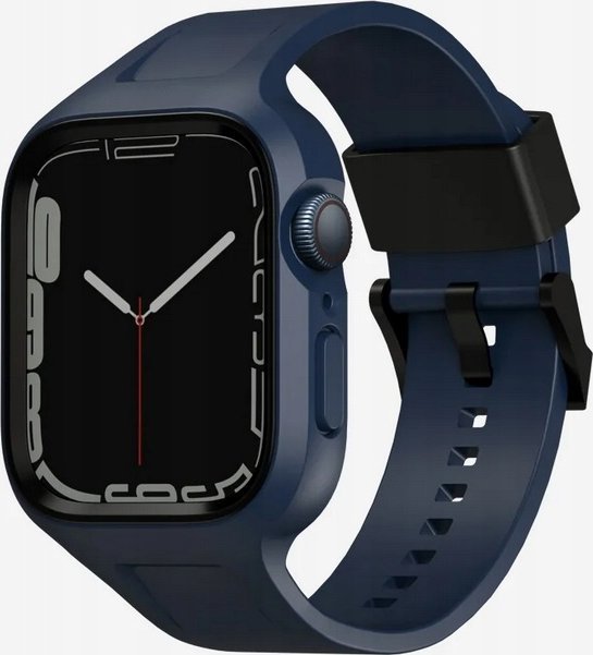 Rrip dhe kapak për Apple Watch UNIQ Monos 2in1, 44 mm 45 mm, blu