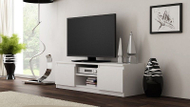 Komodinë TV Topeshop, 120 cm, e bardhë