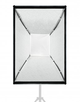 Softbox Aputure Light Box 60x90, drejtkëndor, për drita studioje, i zi