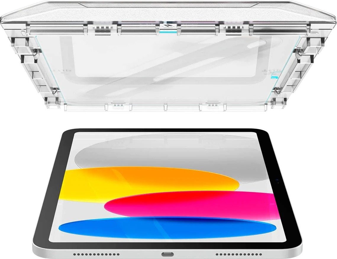 Mbrojtës ekrani Spigen GLAS.tR EZ Fit për iPad 10.9", xham i temperuar, transparencë e lartë