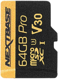 Kartë memorike Nextbase MicroSD 64GB U3, me adapter, e zezë
