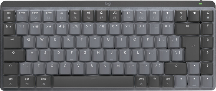Tatierë Logitech MX Mechanical Mini për Mac, gri 