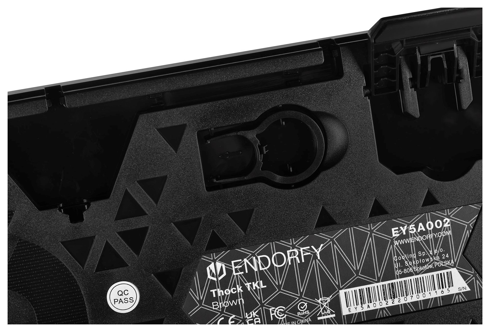 Tastierë mekanike Gaming Endorfy THOCK TKL, USB, Kailh Red, RGB