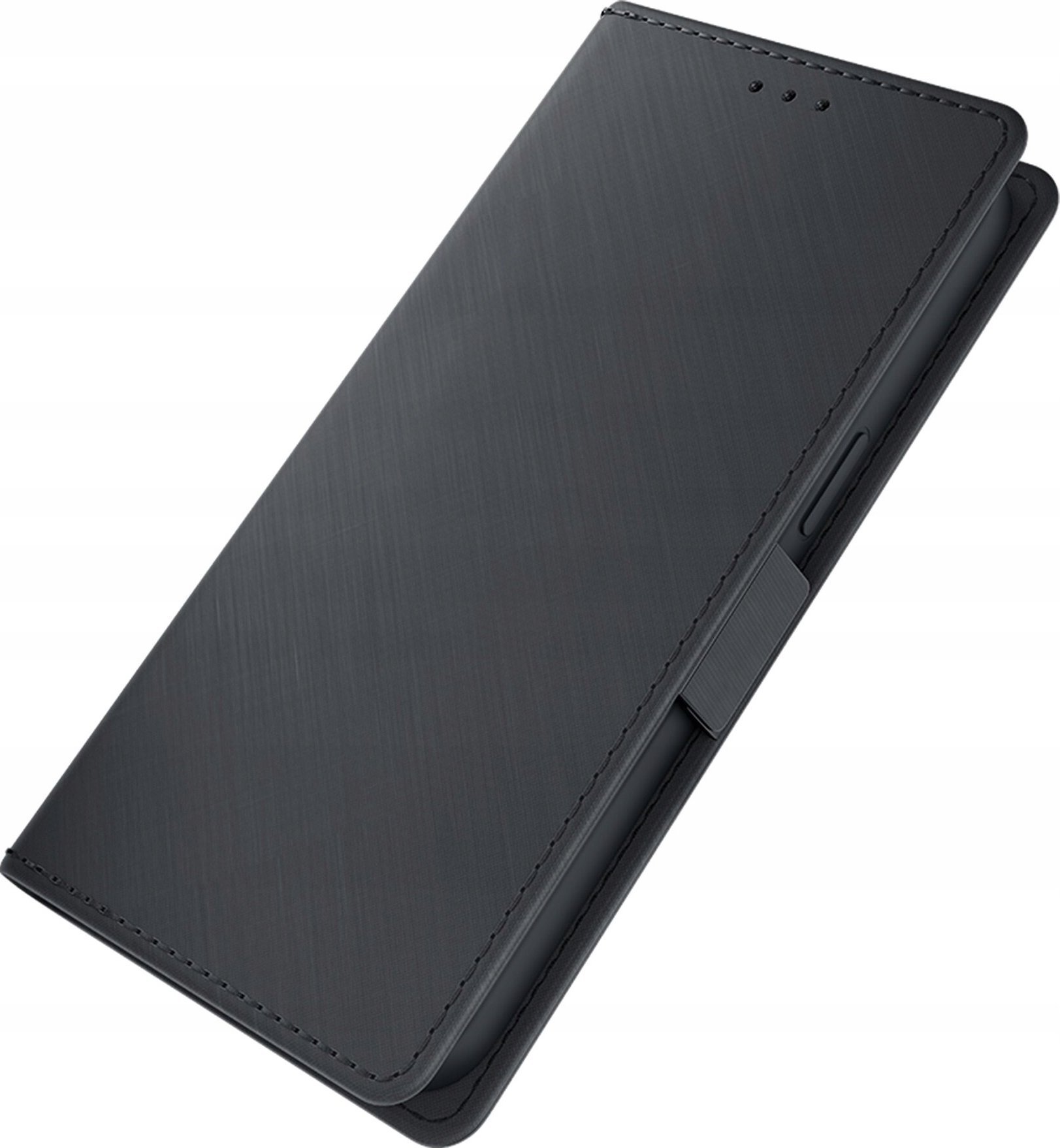 Mbulesë portofol 3mk për Samsung Galaxy A55 5G, funksion qëndrës, me magnet, e zezë
