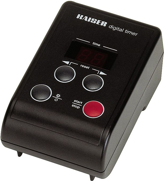 Kohëmatës i ekspozimit elektronik Kaiser, i zi