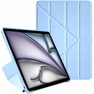 Mbulesë Trifold për tablet Apple iPad Air 11 Gen 6 2024, magnetike, funksion auto sleep wake, blu