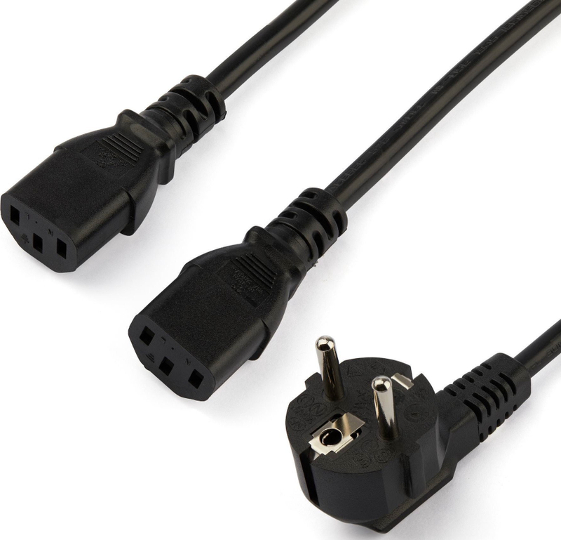 Kabllo rryme Dell C5 Power Cord, për laptop, e zezë