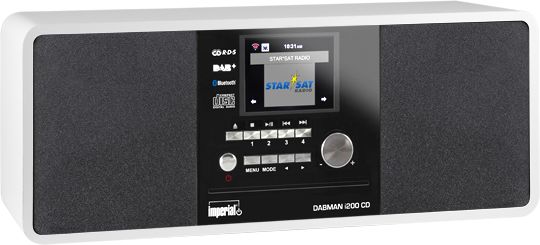 Radio me internet Imperial DABMAN i200 CD, DAB+, FM, CD, USB, e zezë