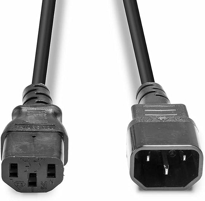 Kabllo rryme Lindy 30332, 3m, IEC 320 C14 në IEC 320 C13, e zezë