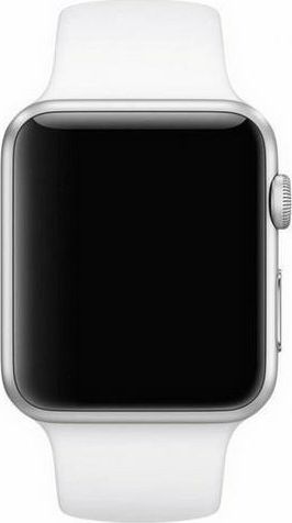 Rrip silikoni Mercury për Apple Watch 44mm, i bardhë