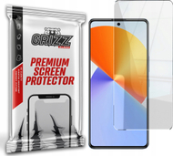 Xham mbrojtës hibrid GrizzProtector për Infinix Note 30 VIP, 9H, transparend