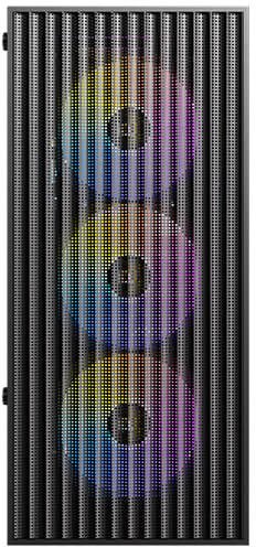 Kuti kompjuteri Antec AX27 RGB, MIDI Tower, xham i temperuar, e zezë