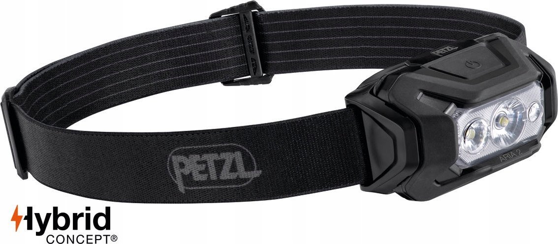 Dritë koke Petzl Aria 2 RGB, 450 lumens, IP67, e zezë