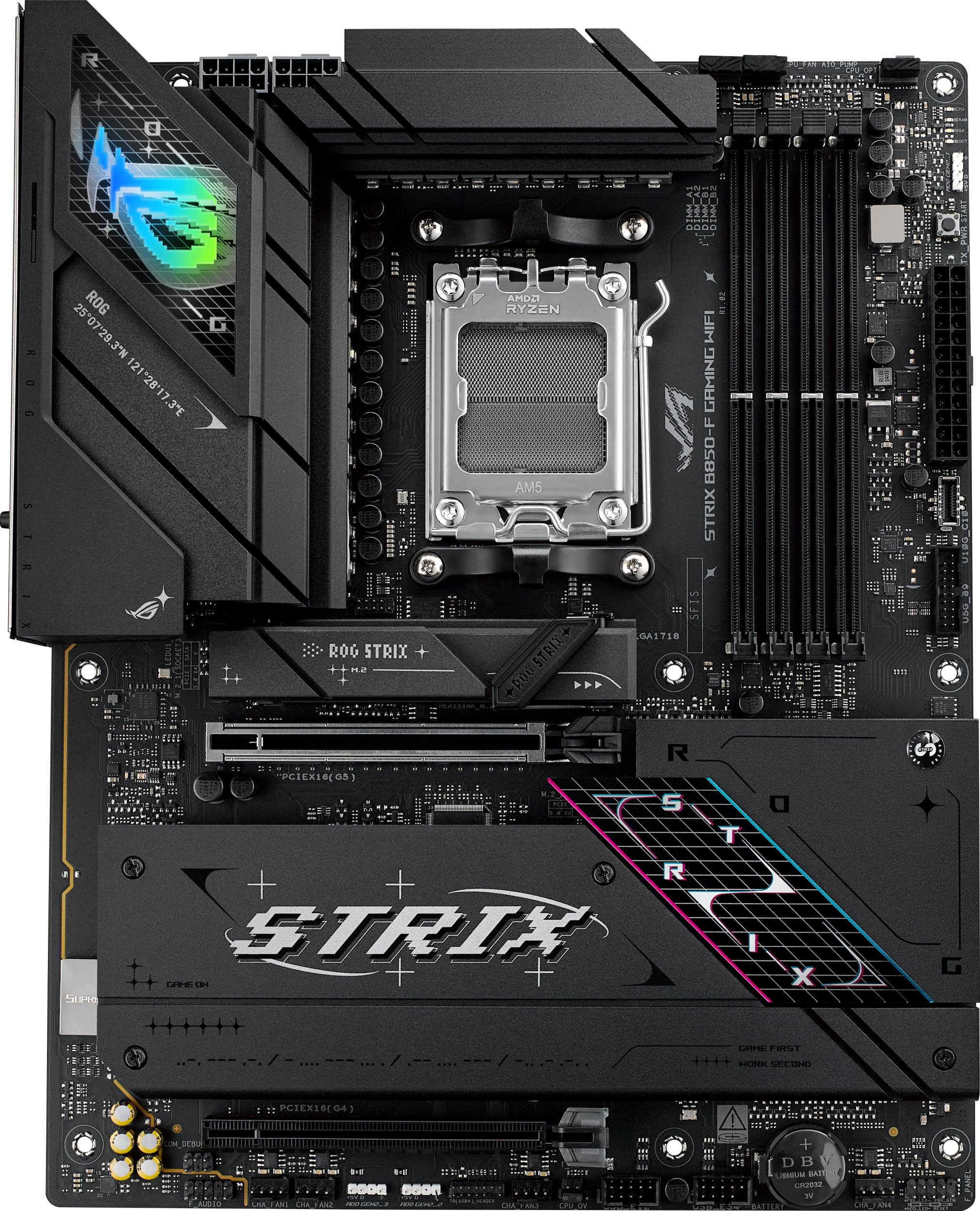 Pllakë amë ASUS ROG STRIX B850-F GAMING WIFI, AMD AM5, DDR5, ATX