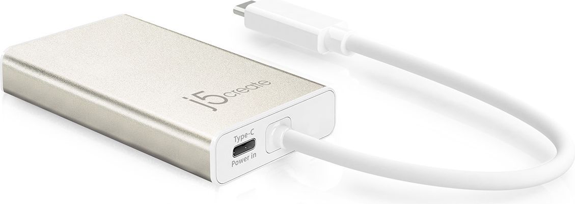 Докинг станица j5create JCA374, USB C, HDMI 4K, гигабитен етернет, сива