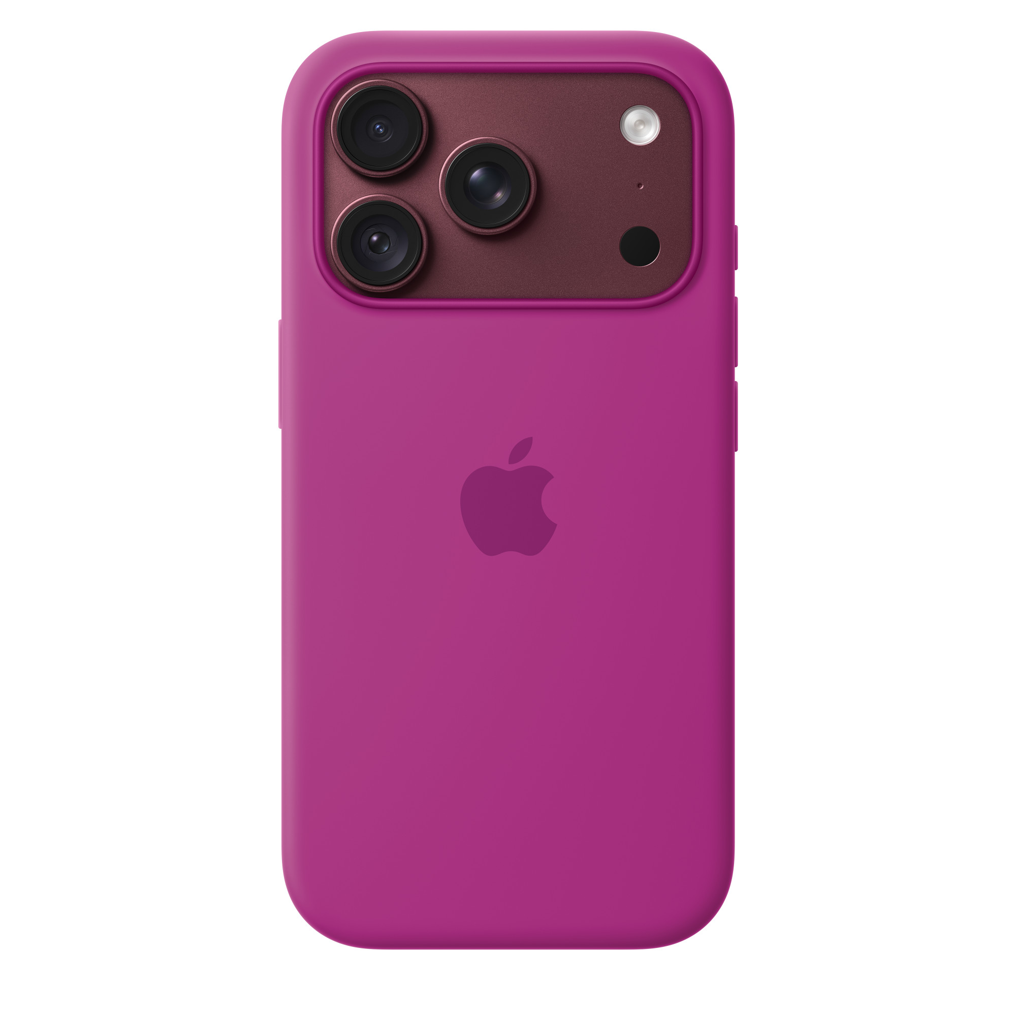 Apple iPhone 18 Pro Silicone Case with MagSafe, Magenta