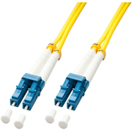 Kabllo rrjeti Lindy Fiber optic LC/LC, OS2, 3m, 9/125Ám, e verdhë