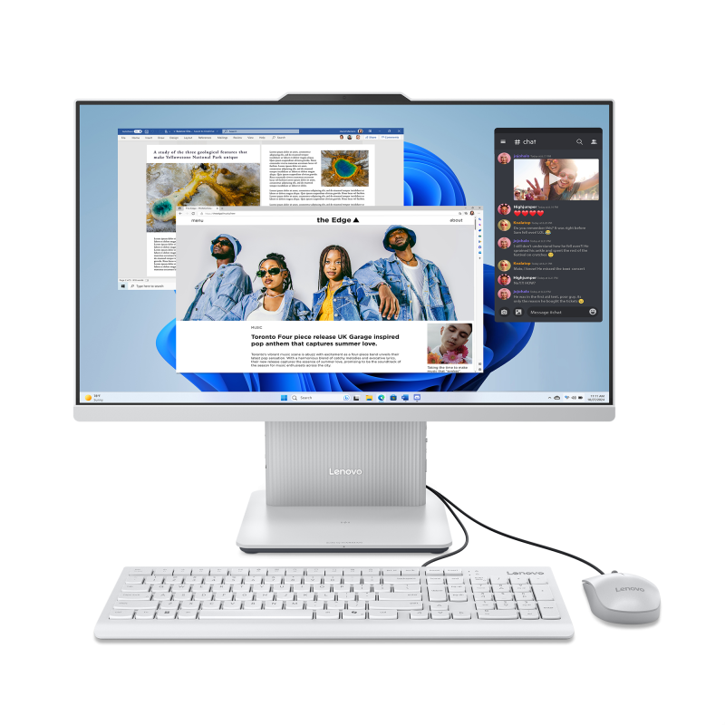 Kompjuter All in One Lenovo IdeaCentre AIO 24ARR9, Ryzen 5, 23.8" FHD, 16GB RAM, gri