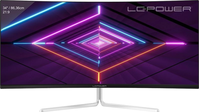 Гејминг монитор LC-Power LC-M34-UWQHD-100-C-V3, 34\", UWQHD, црн